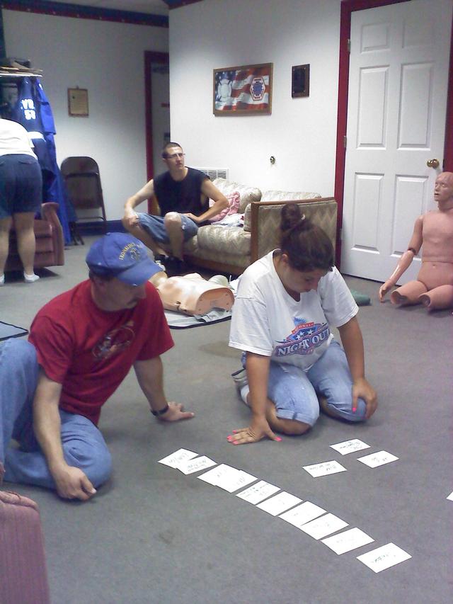 CPR recert
Jim, Angie, Chris, &quot;Brad&quot;